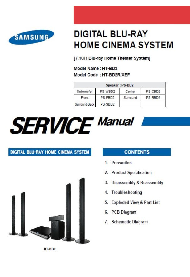 HT-BD2, HT-BD2R, PS-WBD2